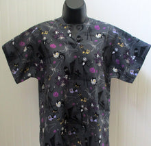 Load image into Gallery viewer, Nightmare Before Christmas Medical Scrub Top Jack in the Box Unisex Style for Men & Women