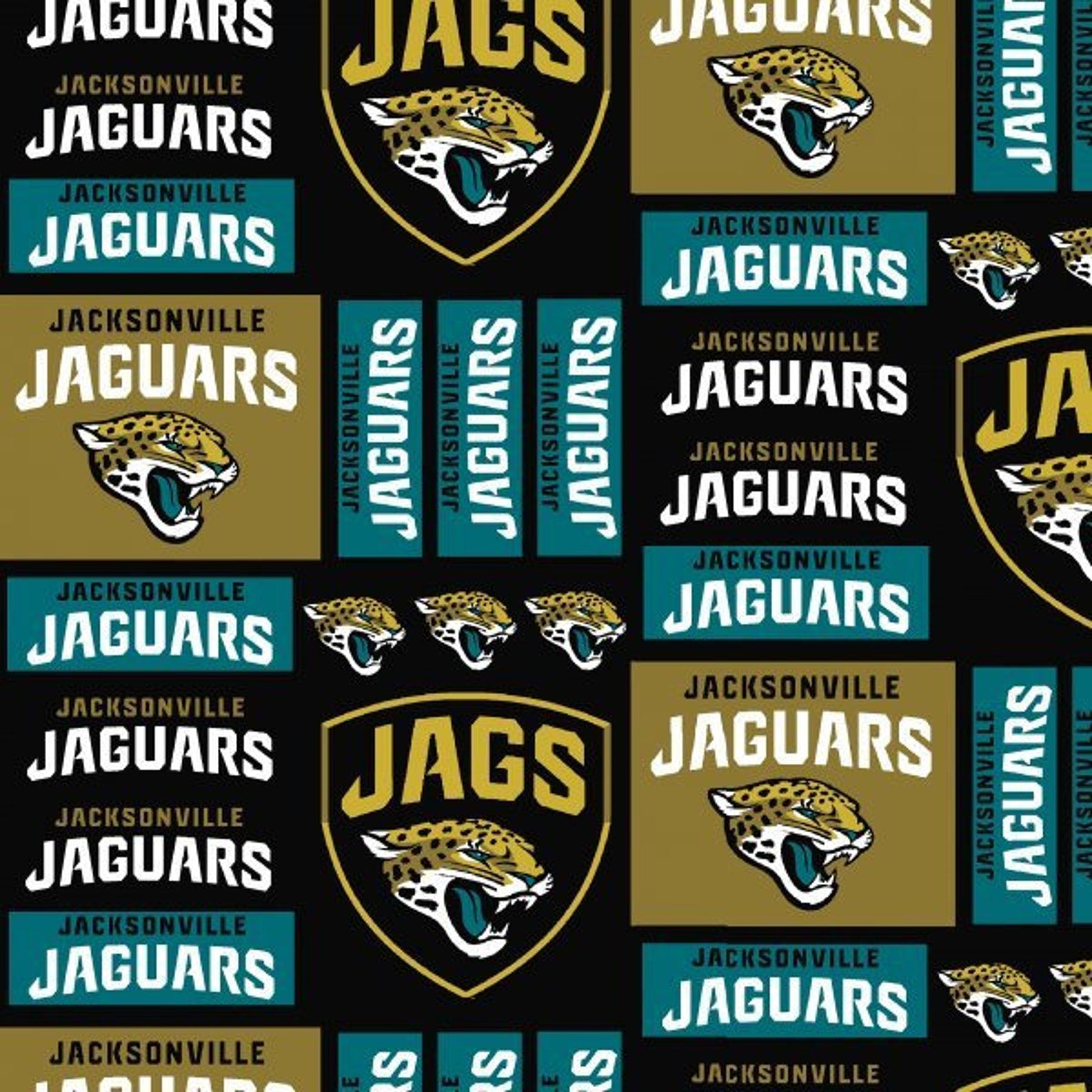 Jacksonville Jaguars Fabric