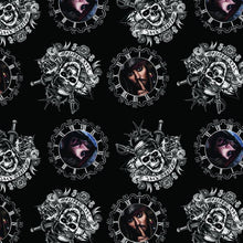 Load image into Gallery viewer, Pirates of the Caribbean CAPTAIN JACK SPARROW Fabric Unisex Medical Surgical Scrub Caps Men & Women Tie Back and Bouffant Hat Styles