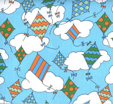 Load image into Gallery viewer, Medical Scrub Top Let's Go Fly a Kite Unisex Relaxed Style for Men & Women