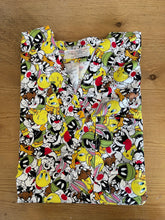 Load image into Gallery viewer, Looney Tunes Cartoon Medical Scrub Top Characters Packed Unisex Style for Men & Women