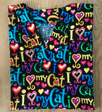Load image into Gallery viewer, Cat Medical Scrub Top I LOVE MY CAT Unisex Style Scrub Shirt for Men & Women