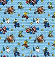 Load image into Gallery viewer, Video Game Medical Scrub Hats Nintendo Mario Kart Unisex Men & Women Tie Back and Bouffant Hat Styles