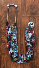 Load image into Gallery viewer, Super Heroes Tiles Characters Captain America Black Panther Black Widow Iron Man Thor Hulk Stethoscope sock cover for Medical Professionals