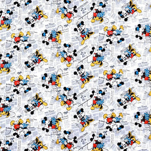 Load image into Gallery viewer, Mickey & Minnie Mouse News Love Story Fabric Unisex Medical Surgical Scrub Caps Men & Women Tie Back and Bouffant Hat Styles