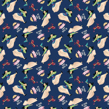 Load image into Gallery viewer, Mulan Be Your Own Hero Blue Fabric Nurse Medical Scrub Top Unisex Style for Men & Women