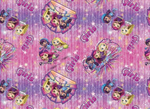 Load image into Gallery viewer, Little Charmers Charmer Girls Pink Purple Fabric Nurse Medical Scrub Top Unisex Style for Men & Women