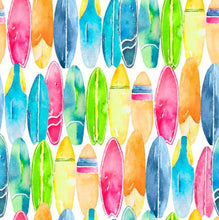Load image into Gallery viewer, Watercolor Surfboards Medical Scrub Unisex Style for Men & Women