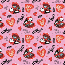 Load image into Gallery viewer, Valentine's Day Jack Skellington & Sally LOVE IS ALIVE Medical Scrub Top for Men & Women