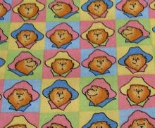 Load image into Gallery viewer, Cartoon Paddington Bear Squares Nurse Medical Scrub Top Unisex Style for Men & Women