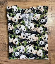 Load image into Gallery viewer, Panda Bears Medical Scrub Top in Nature Unisex Style for Men & Women