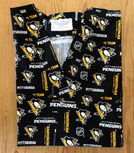 Load image into Gallery viewer, Hockey Pittsburg Penguins Medical Scrub Top Unisex Relaxed Style Men's Scrub Top & Women's Scrub Top