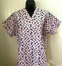 Load image into Gallery viewer, Pink Pigs Medical Scrub Top Unisex Style for Men & Women