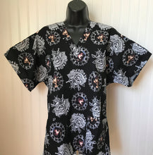 Load image into Gallery viewer, Pirates of the Caribbean Medical Scrub Top CAPTAIN JACK SPARROW Unisex Style for Men & Women