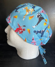 Load image into Gallery viewer, POWER RANGERS Unisex Medical Surgical Scrub Caps Men & Women Tie Back and Bouffant Hat Styles