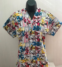 Load image into Gallery viewer, Go Go Power Rangers Medical Scrub Top Unisex Style Shirt for Men & Women