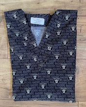 Load image into Gallery viewer, Football Raiders Medical Scrub Top Unisex Relaxed Fit Men's Scrub Top Women's Scrub Top