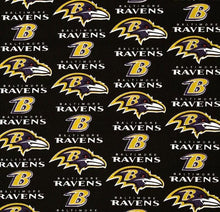 Load image into Gallery viewer, BALTIMORE RAVENS FOOTBALL Unisex Medical Surgical Scrub Caps Men & Women Tie Back and Bouffant Hat Styles