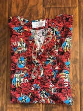 Load image into Gallery viewer, Wonder Woman Bat Woman Super Girl Medical Scrub Top Superhero Girl Power Unisex Style for Men & Women