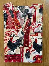 Load image into Gallery viewer, Rooster Farm Medical Scrub Top Rooster Country Patch Large Print Unisex Style for Men & Women