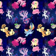 Load image into Gallery viewer, Cartoon Pony Fabric Unisex Medical Surgical Scrub Caps Men & Women Tie Back and Bouffant Hat Styles