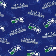 Load image into Gallery viewer, SEATTLE SEAHAWKS FOOTBALL Unisex Medical Surgical Scrub Caps Men & Women Tie Back and Bouffant Hat Styles