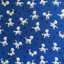 Load image into Gallery viewer, Animal Happy Lambs Sheep Flowers on blue Nurse Medical Scrub Top Unisex Style Scrub Shirt for Men & Women