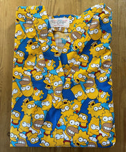 Load image into Gallery viewer, Simpsons Medical Scrub Top Cartoon Characters Unisex Style for Men & Women