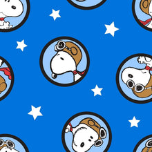 Load image into Gallery viewer, Peanuts Medical Scrub Top Snoopy Red Baron Badge Unisex Style for Men & Women