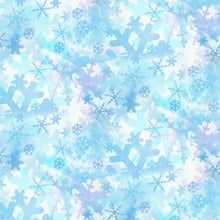 Load image into Gallery viewer, Merry Christmas Winter Snowflakes Blue Fabric Unisex Medical Surgical Scrub Caps Men & Women Tie Back and Bouffant Hat Styles