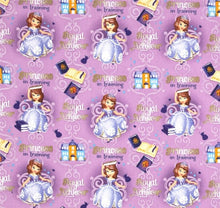 Load image into Gallery viewer, Princess Sophia Medical Scrub Top Princess in Training Unisex Style for Men & Women