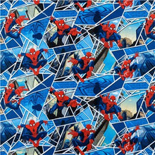 Load image into Gallery viewer, Super Hero Spider-Man Panes Fabric Nurse Medical Scrub Top Unisex Style Shirt for Men & Women