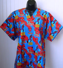 Load image into Gallery viewer, Amazing Spider-Man Medical Scrub Top Unisex Style Shirt for Men & Women