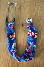 Load image into Gallery viewer, Lilo & Stitch Hawaii Surf Club Fabric Stethoscope sock cover for Medical Professionals