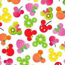 Load image into Gallery viewer, Mickey & Minnie Mouse Ears of Fruit Fabric Stethoscope sock cover for Medical Professionals