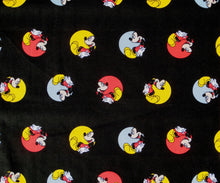 Load image into Gallery viewer, Mickey Mouse in Circle Black Fabric Nurse Medical Scrub Top Unisex Style for Men & Women