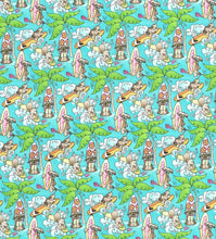 Load image into Gallery viewer, Summer Fun Dogs Longboard Surfing at the Beach Nurse Medical Scrub Top Unisex Style for Men & Women