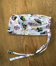 Load image into Gallery viewer, Mulan White Fabric Unisex Medical Surgical Scrub Caps Men & Women Tie Back and Bouffant Hat Styles