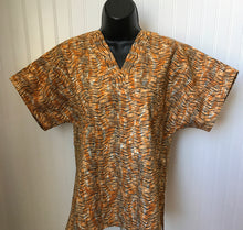 Load image into Gallery viewer, Tiger Cat Animal Skin Medical Scrub Top Unisex Style for Men & Women