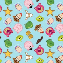 Load image into Gallery viewer, Toy Story Characters Emoji Blue Fabric Stethoscope sock cover for Medical Professionals