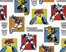 Load image into Gallery viewer, Super Hero Transformers More Than Meets the Eye White Fabric Unisex Medical Surgical Scrub Caps Men & Women Tie Back and Bouffant Hat Styles