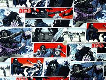 Load image into Gallery viewer, WALKING DEAD ZOMBIES CHARACTERS Fabric Unisex Medical Surgical Scrub Caps Men & Women Tie Back and Bouffant Hat Styles