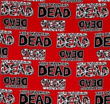 Load image into Gallery viewer, WALKING DEAD ZOMBIES Fabric Unisex Medical Surgical Scrub Caps Men & Women Tie Back and Bouffant Hat Styles