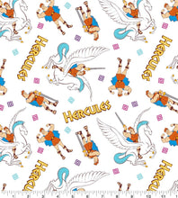 Load image into Gallery viewer, Hercules Greek God Super Hero Pegasus White Fabric Nurse Medical Scrub Top Unisex Style Shirt for Men & Women