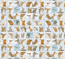 Load image into Gallery viewer, Woodland Forest Animals Nurse Medical Scrub Top Unisex Style for Men & Women