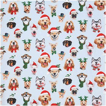 Load image into Gallery viewer, Christmas Holiday Dog Selfies Medical Scrub Top Unisex Style for Men & Women