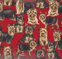 Load image into Gallery viewer, Yorkie Dogs Medical Surgical Scrub Caps Men & Women Tie Back and Bouffant Hat Styles