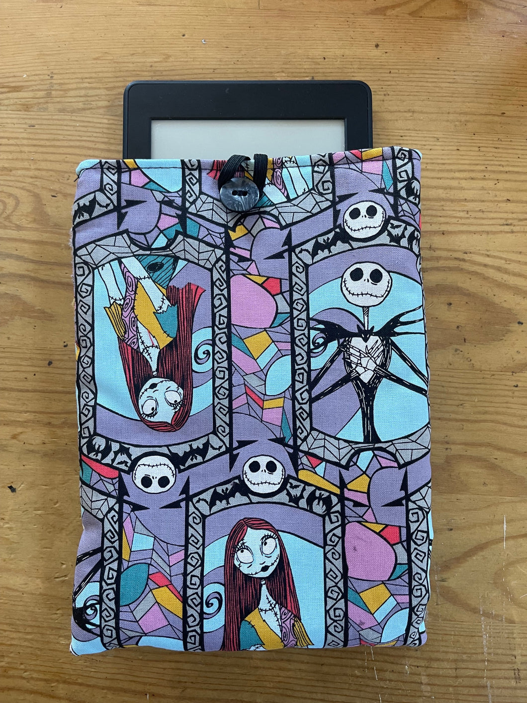 NIGHTMARE BEFORE CHRISTMAS JACK & SALLY INSPIRED KINDLE SLEEVE SOFT & PADDED 6