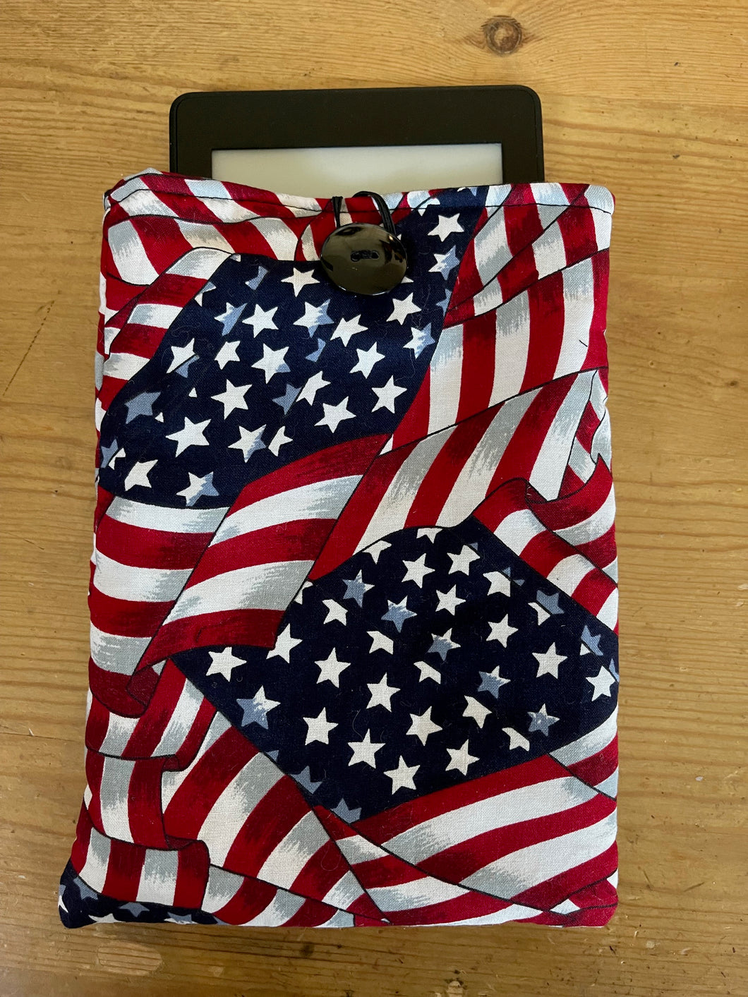 PATRIOT USA FLAG STARS & STRIPES KINDLE SLEEVE SOFT & PADDED 6