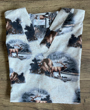 Load image into Gallery viewer, Stag Buck Medical Scrub Top Unisex Style for Men &amp; Women
